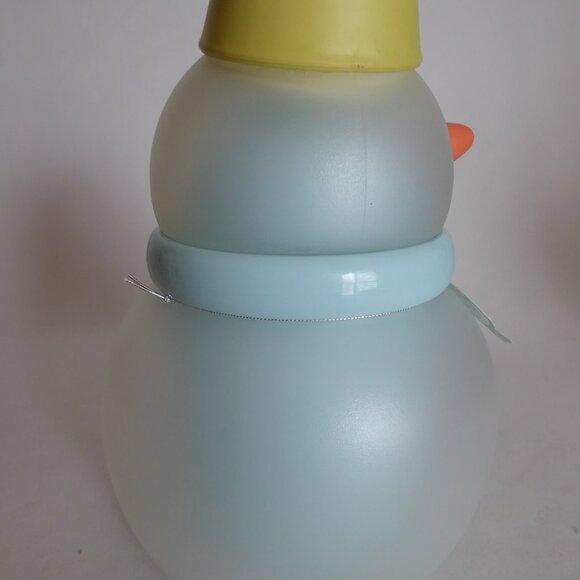 NEW 2000 WINTER CHRISTMAS SNOWMAN PLASTIC ICE BUCKET COCKTAIL BAR DECOR #9290 - Picture 5 of 16